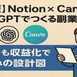 【保存版】Notion × Canva × ChatGPTでつくる副業設計術｜0からでも収益化できる“仕組みの設計図”